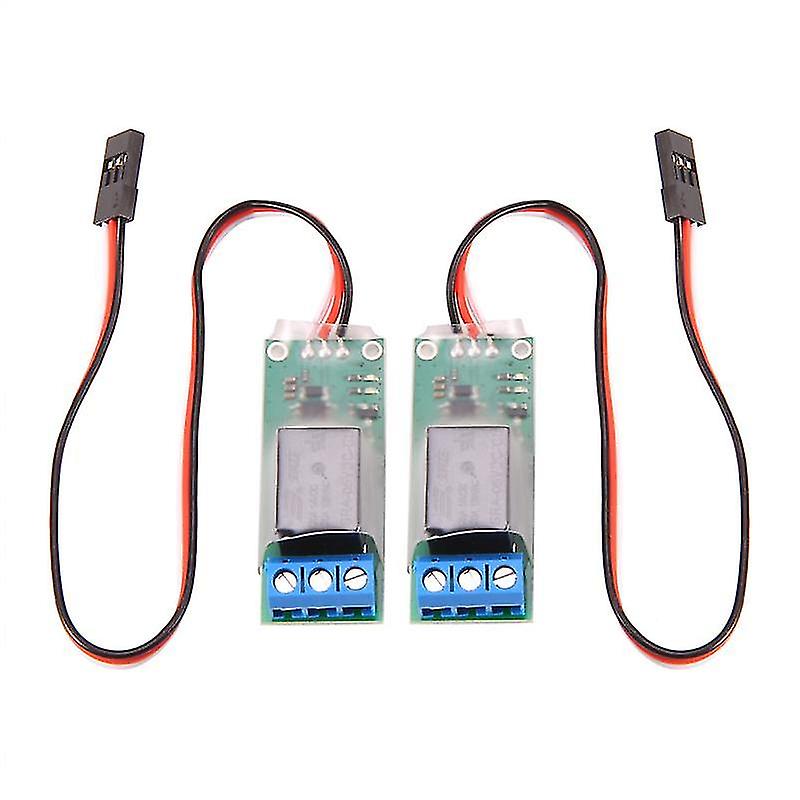 2PCS RC PWM Elektronischer Relaisschalter für RC-Flugzeug DIY-Modell Navigationslichter Controller Universal K1 Schalter