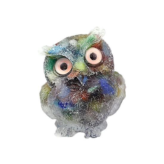 Modern Owl Figurine Fine Workmanship Waterproof Decorative