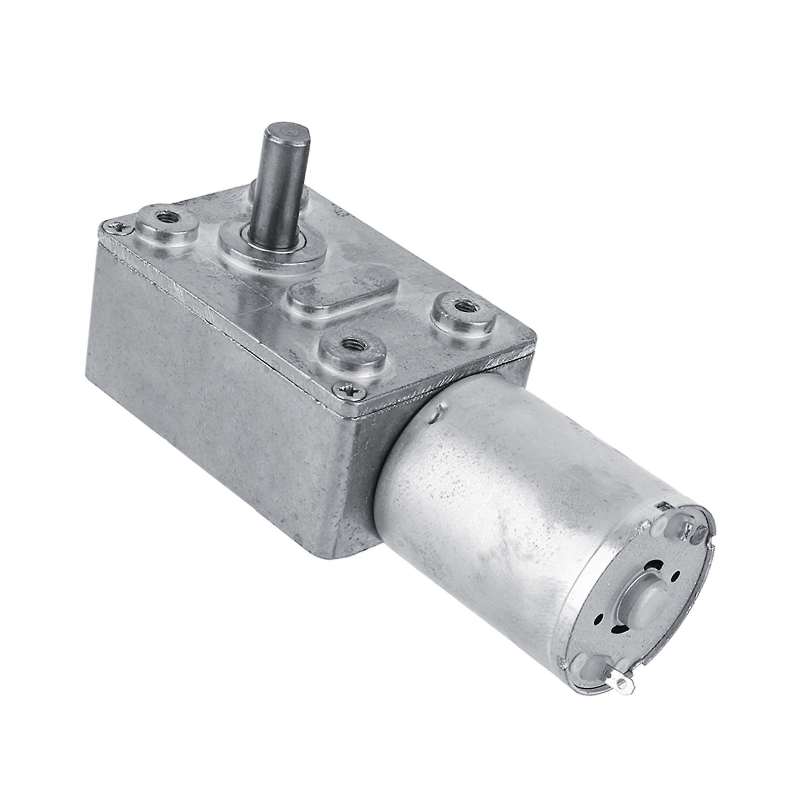 Ouitble Dc12v 高トルクターボ減速モータ、電気機器用リバーシブル産業用減速モータ Cw/ccw (5/6/20/40/62rpm)(6RPM)