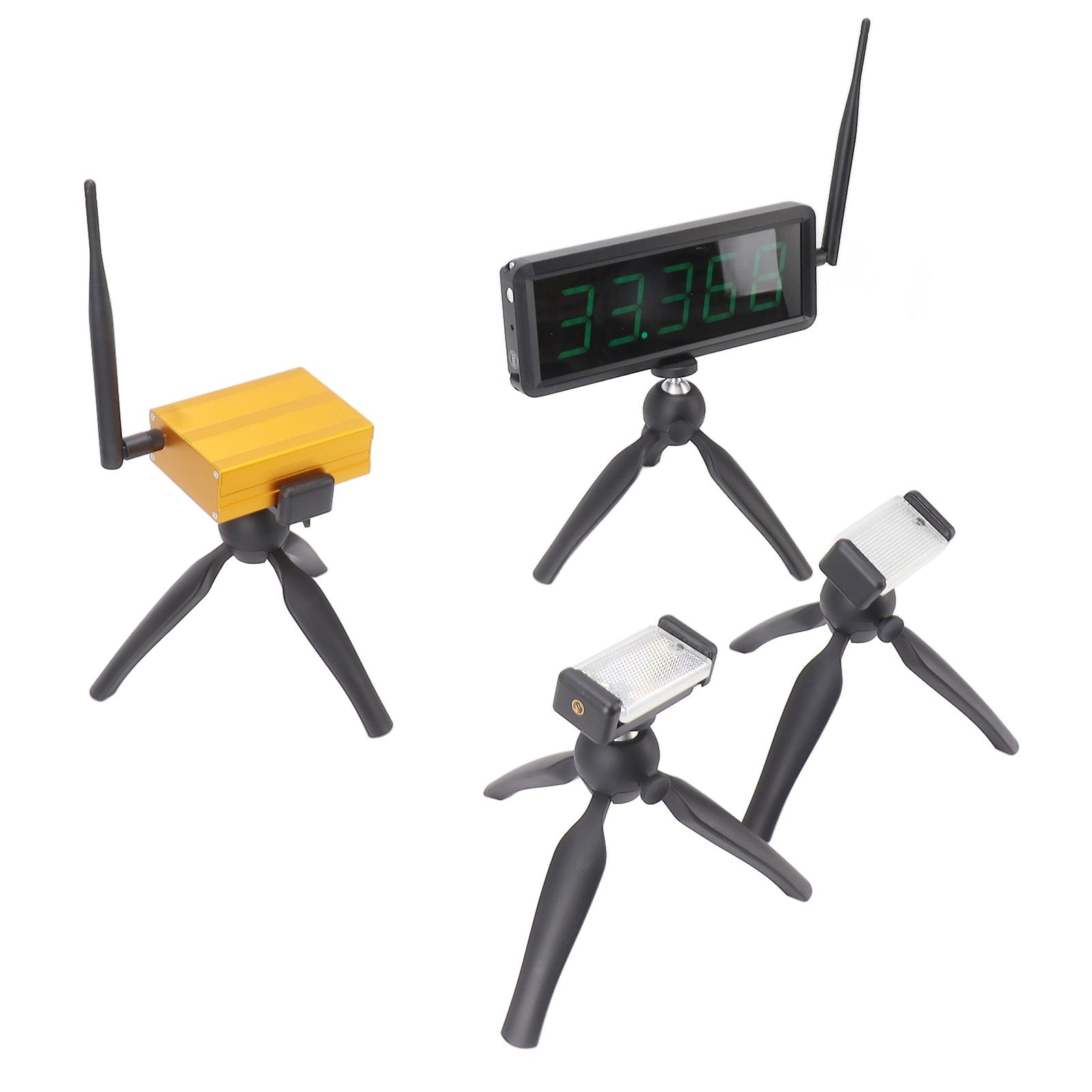 Wireless Digital Timer Sprint Racing Stopwatch for Electronic Bike Speed Training Skating 100‑240V EU Plug 