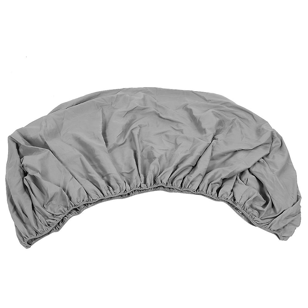 Housse de protection de matelas de drap-housse gris clair confortable pour l’utilisation du lit d’hôtel à la maison120x200x25cm