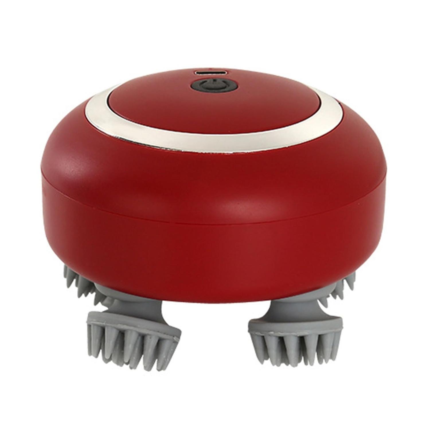 ボディキャットリラクゼーションレッドライトセラピー3DヘッドヘアマッサージディープティッシュKのための電気頭皮マッサージ