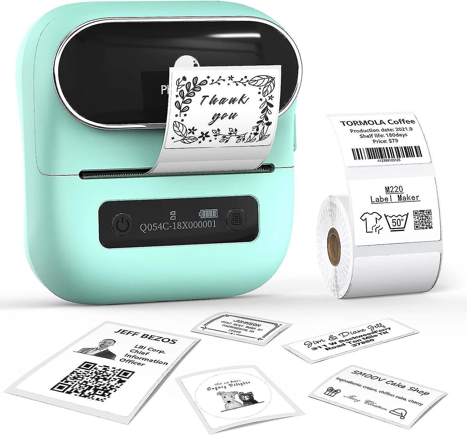 Label Maker, New Flagship 3.14 Inch Bluetooth Thermal Label Printer for Barcode, Address, Labeling,
