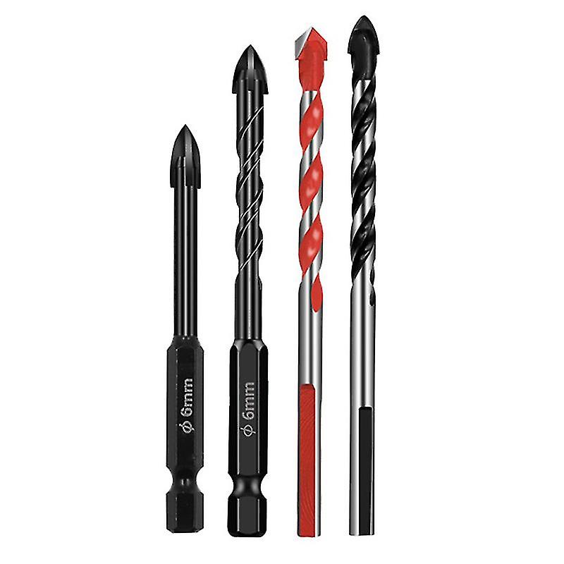 4pcs Hard Alloy Drill Bits