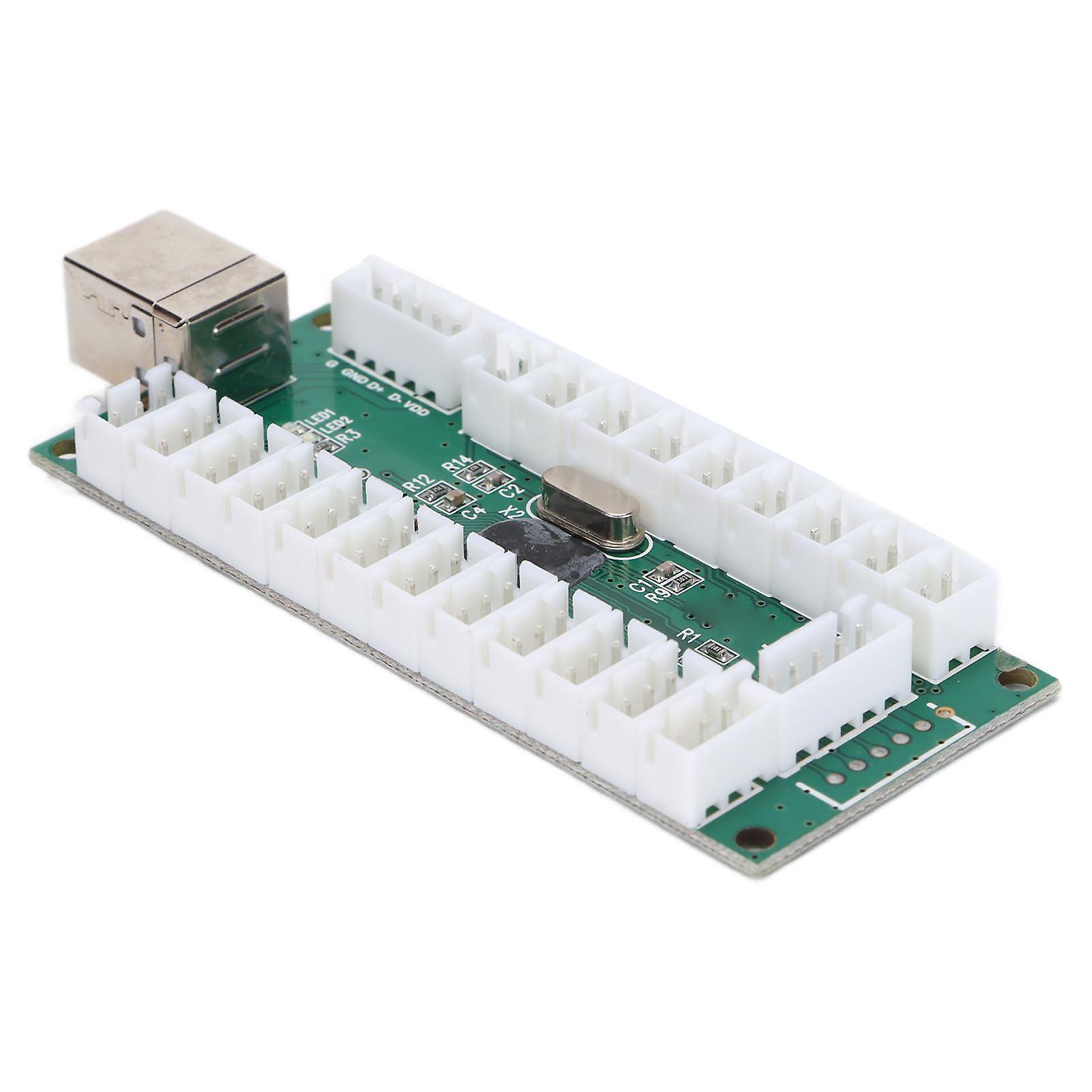 QM070920 USB Encoder Arcade Game Encoder with LED Joystick Kit pro Windows XP pro Windows 7 pro Windows 10