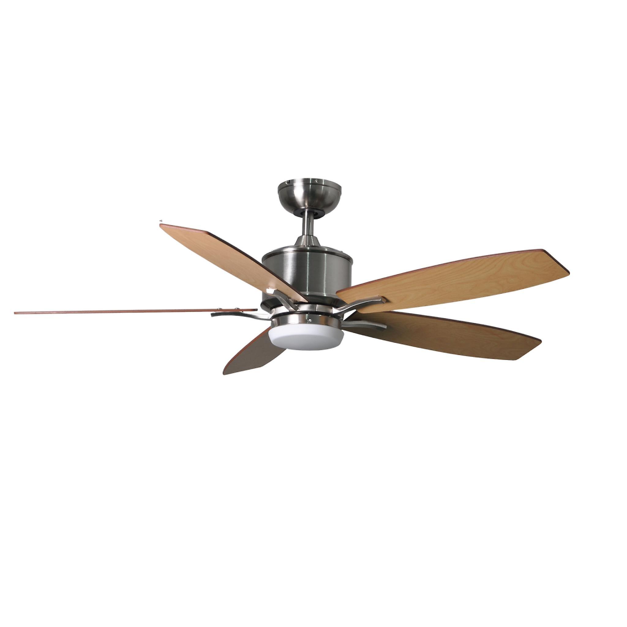 Ceiling Fan Prima Nickel with LED and Remote Control