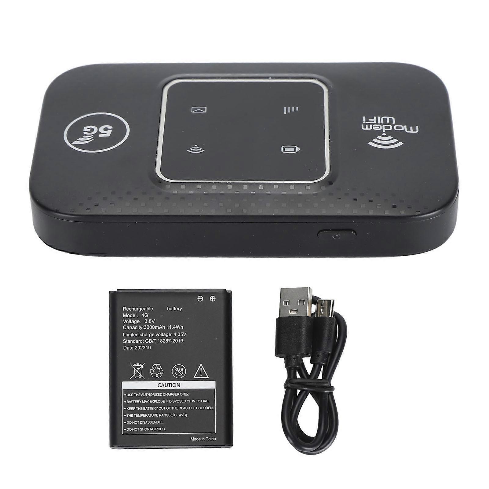 4G LTE Taşınabilir WiFi Kablosuz Yönlendirici USB Powered 300Mbps Yüksek Hızlı Paylaşım 10 WiFi Cihazına Kadar Avrupa için Kablosuz Mobil WiFi