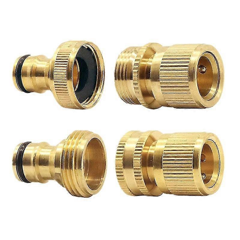 Pieces Watering Hose Connector 3/4 Connect Hose Connector Faucet