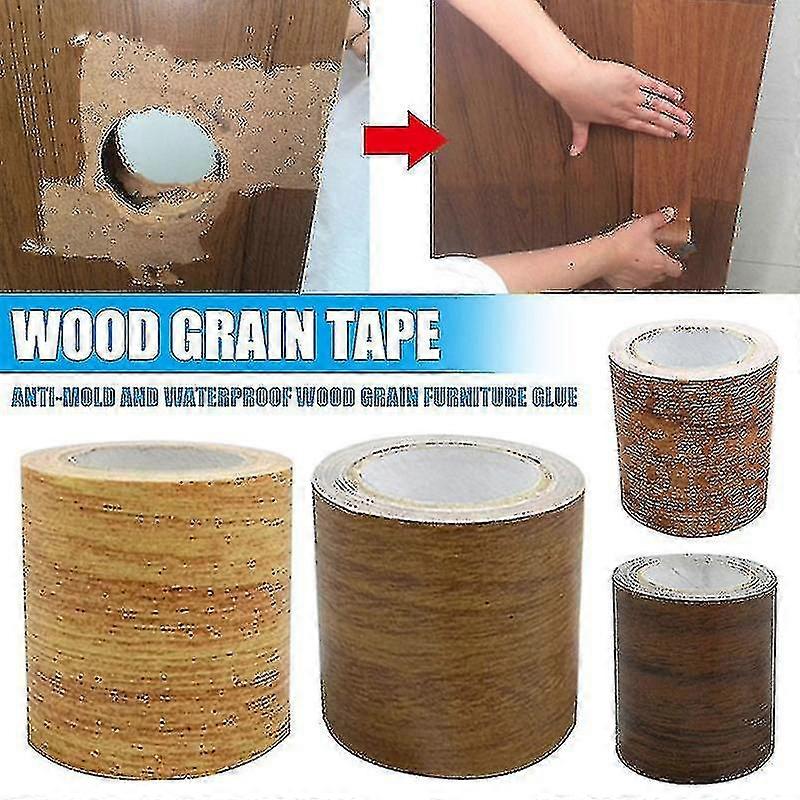 Woodgrain Reparation Tape Patch Træ Tekstureret Møbler Tape Stærk klæbrighed vandtæt