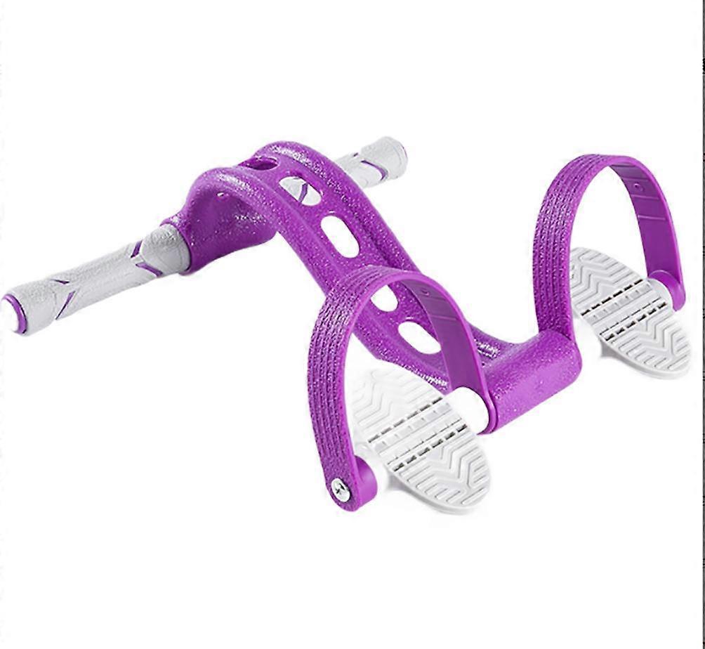 Pedal Resistance Band Elastic Crunches Pull Rope with Handle Multifunctional Tension Band Home Exercise Equipment Abdominal Cutter Abdominal Arm Leg