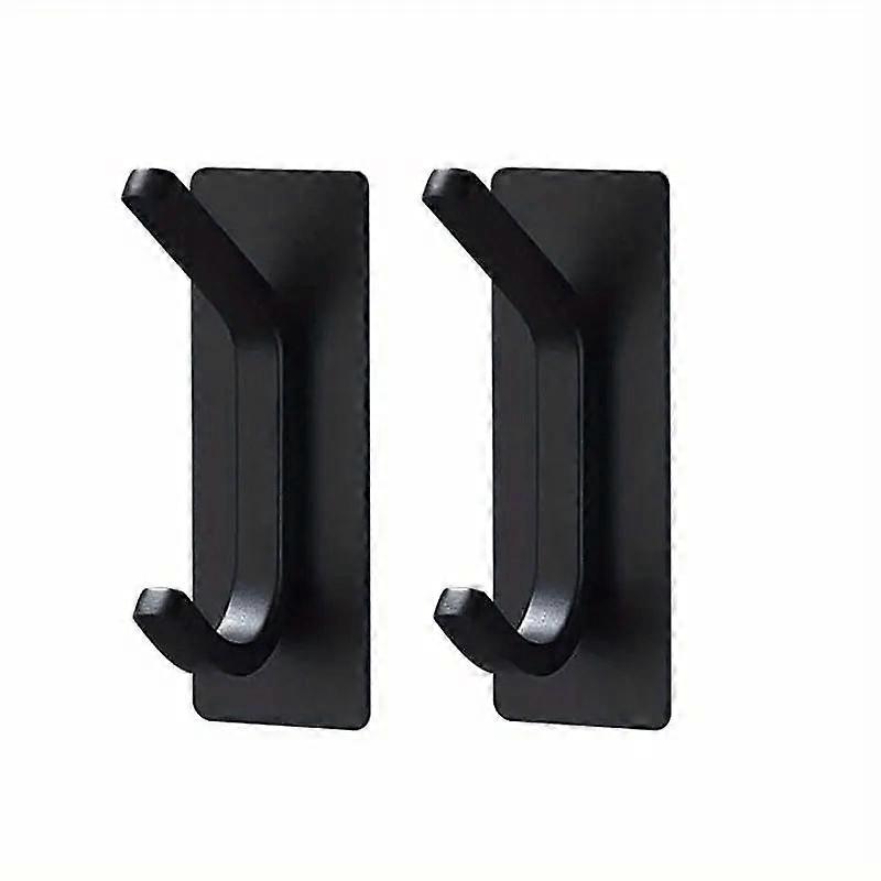 1/2/4pcs Self Adhesive Hooks, 304 Stainless Steel Bathroom Hooks, Bath Towel Hook, Coat Robe Hook, Brushed Hook For Bathroom, Bedroom, Hanging Clothes