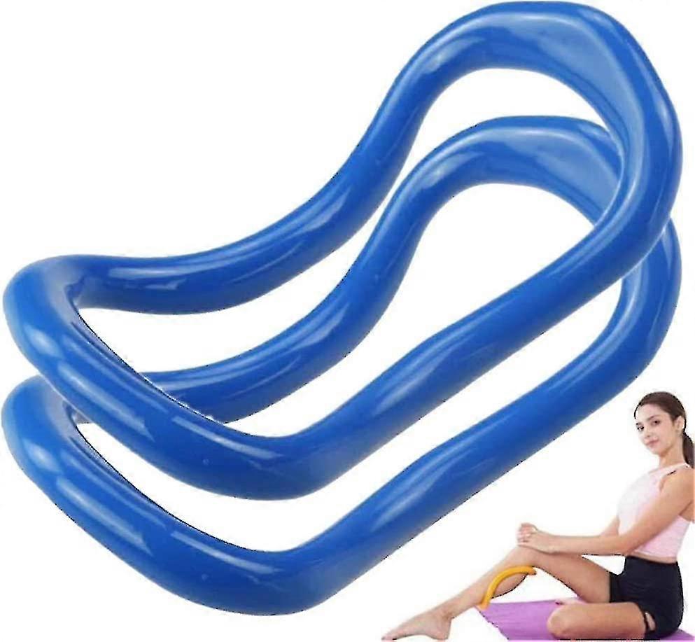 حلقة بيلاتس دوائر حزمة من 2 تمتد حلقة أداة التدريب للفخذين والمعدة والساقين