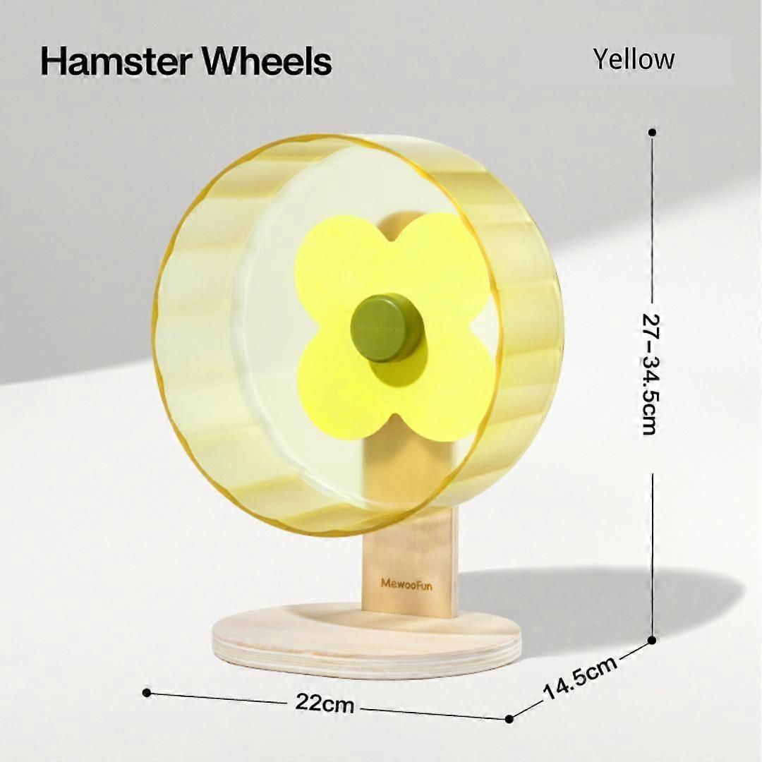 Redkid Mewoofun Hamater Sports Wheels Runner Silent Ultra-silencieux Support réglable en bois Coffre