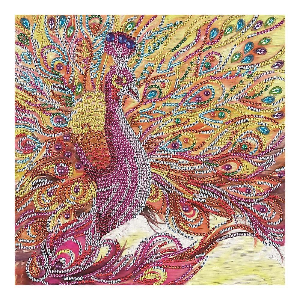 5D Diamond Painting Peacock Partial Special Shape Drill Wall Rhinestone DIY Art Crafts Mosaic Picture Kit Home Decoration Gift