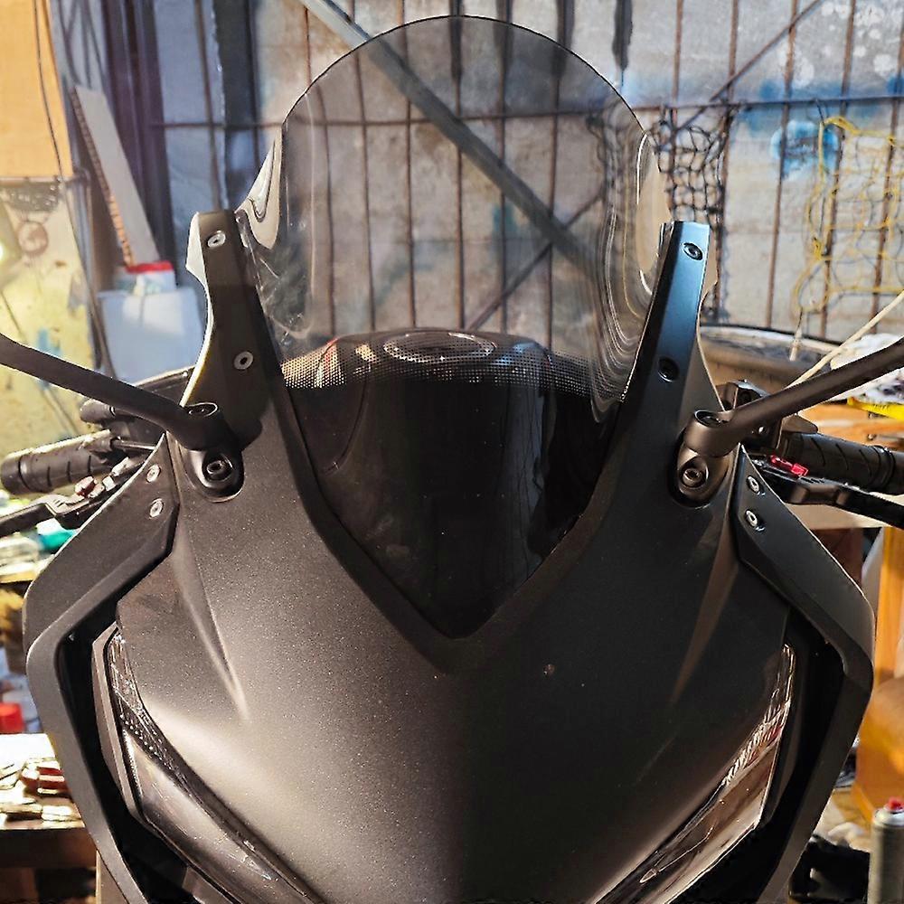 Motorcycle Windscreen For Honda CBR650R 2019 2020 2021 2022 2023 CBR 650 R Windshield Wind Screen Deflectors Double Bubble Smoke