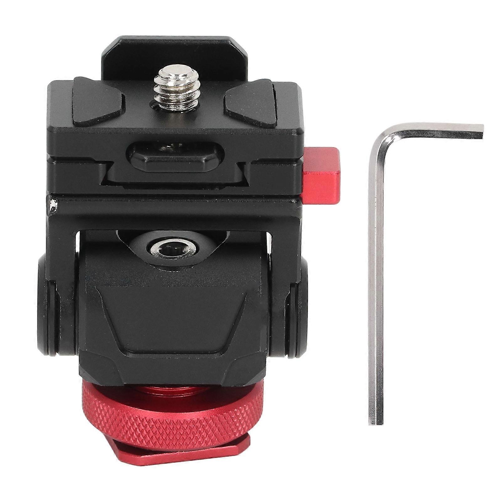 Camera Monitor Holder Mount 360 Degree Rotation 180 Degree Tilt Camera Field Monitor Mount With Cold Shoe 1/4 Inch Screw