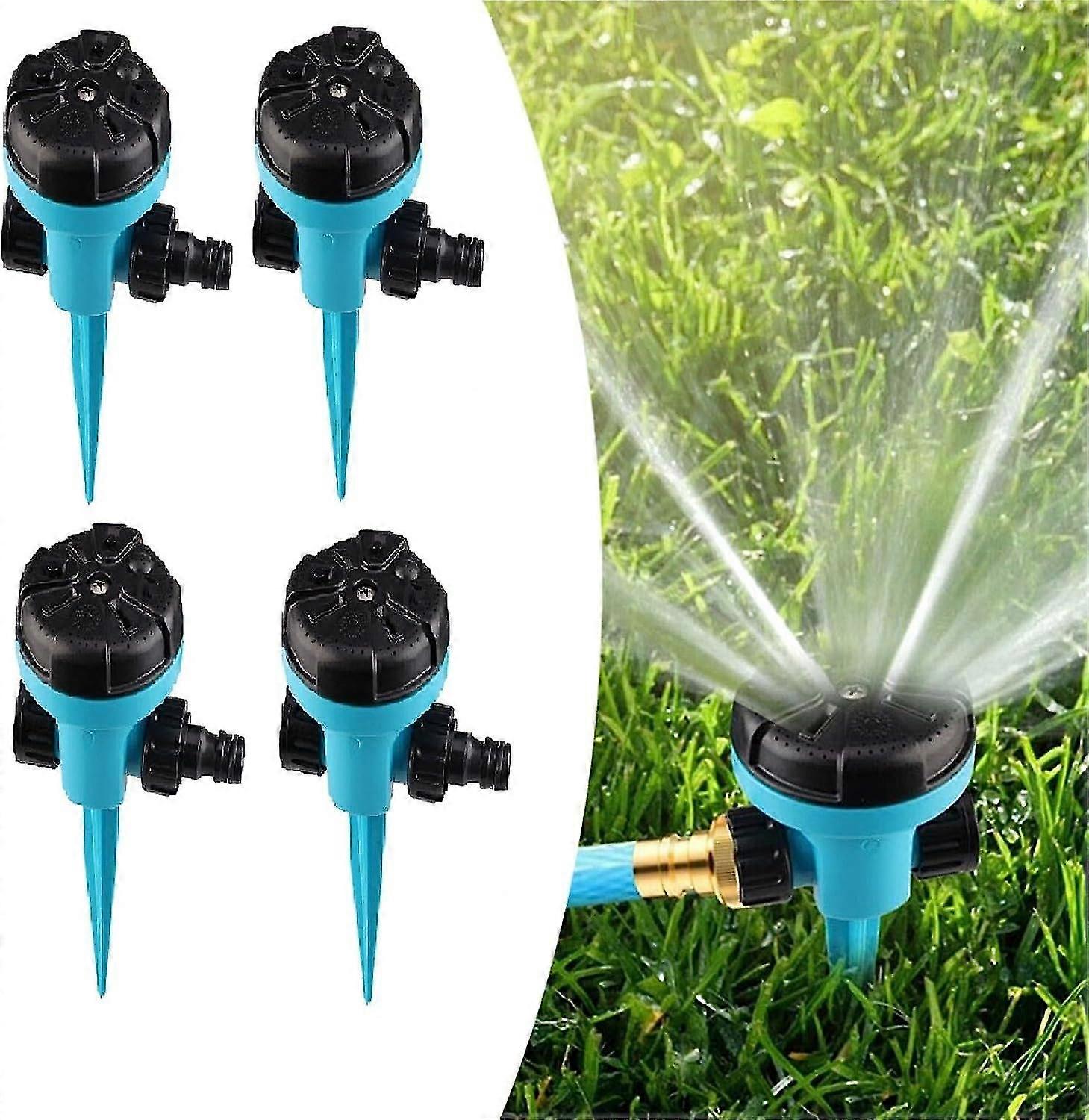 Sistema di irrigazione per prato con rotazione a 360 gradi, irrigatore per prato da giardino, irrigatore da giardino regolabile per patio per prato da giardino all'aperto -CHN