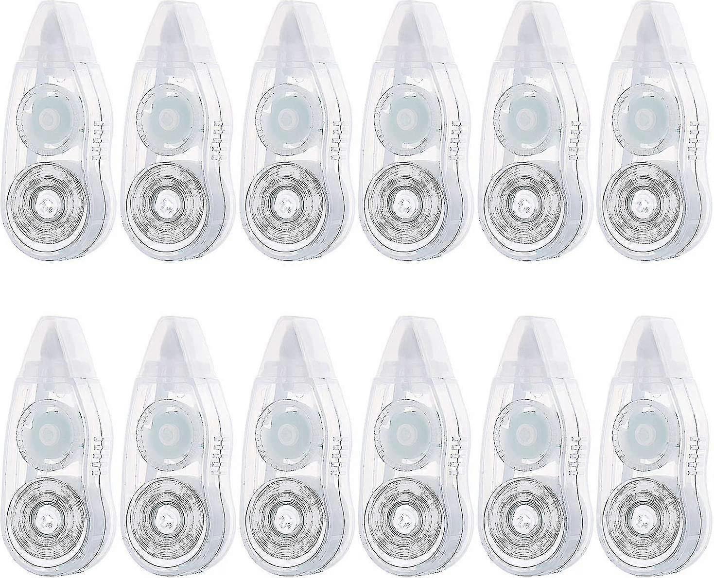 Pack Of 12 Correction Rollers, Ideal For Student School Supplies