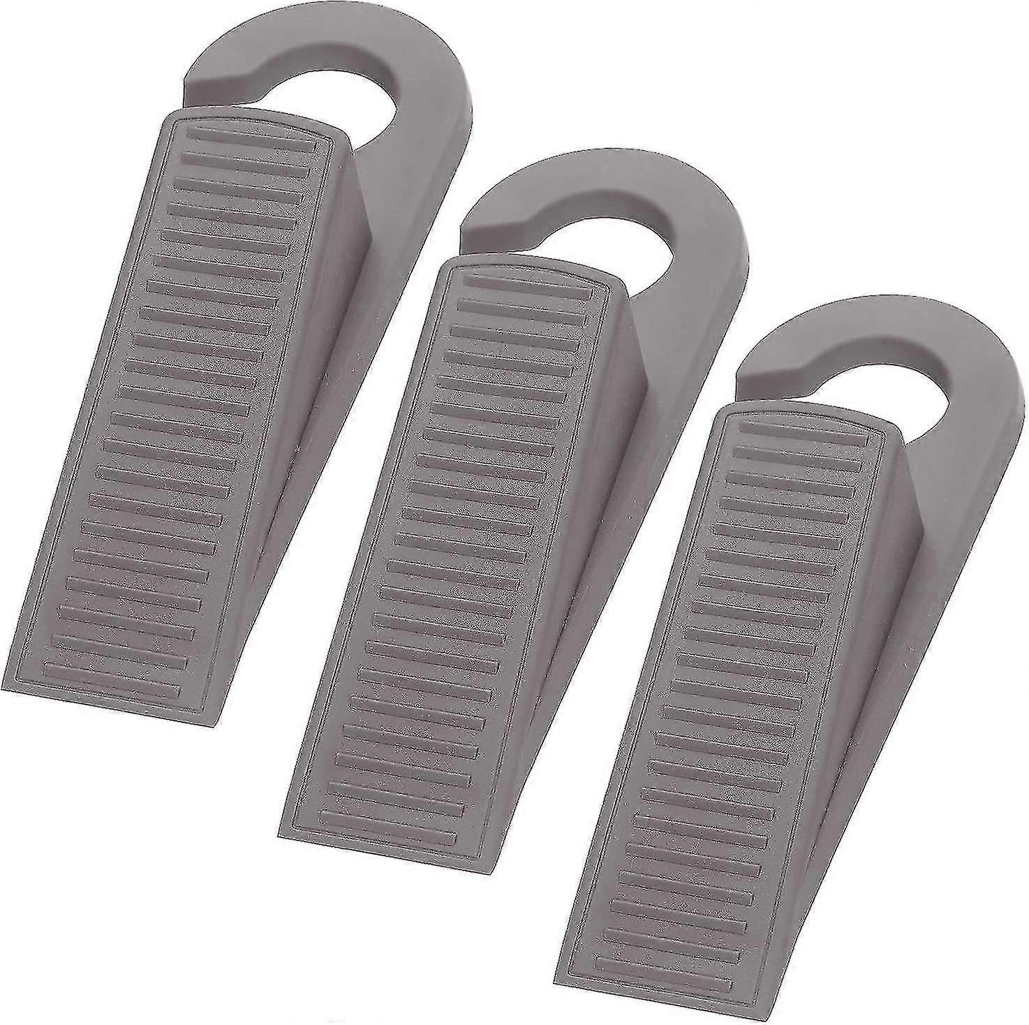 3 pakke gummi krok type dørstopper
