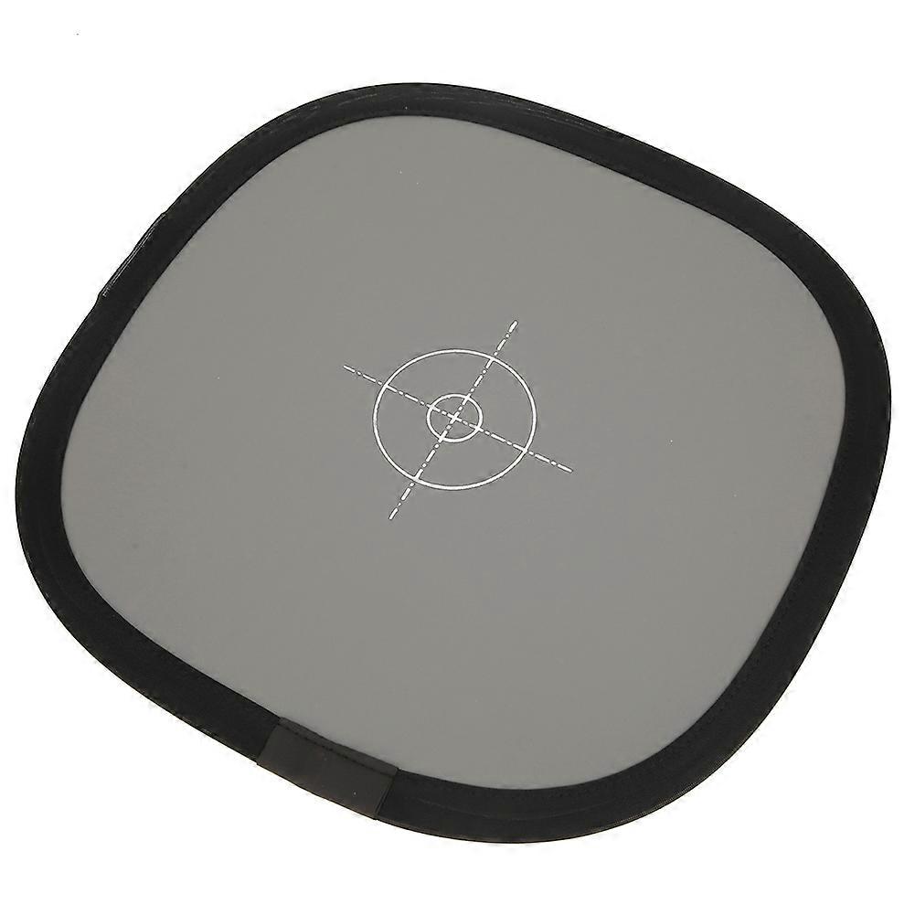 30cm Portable Gray White Balancing Card Double Sided Reflector Plate for Digital SLR Camera
