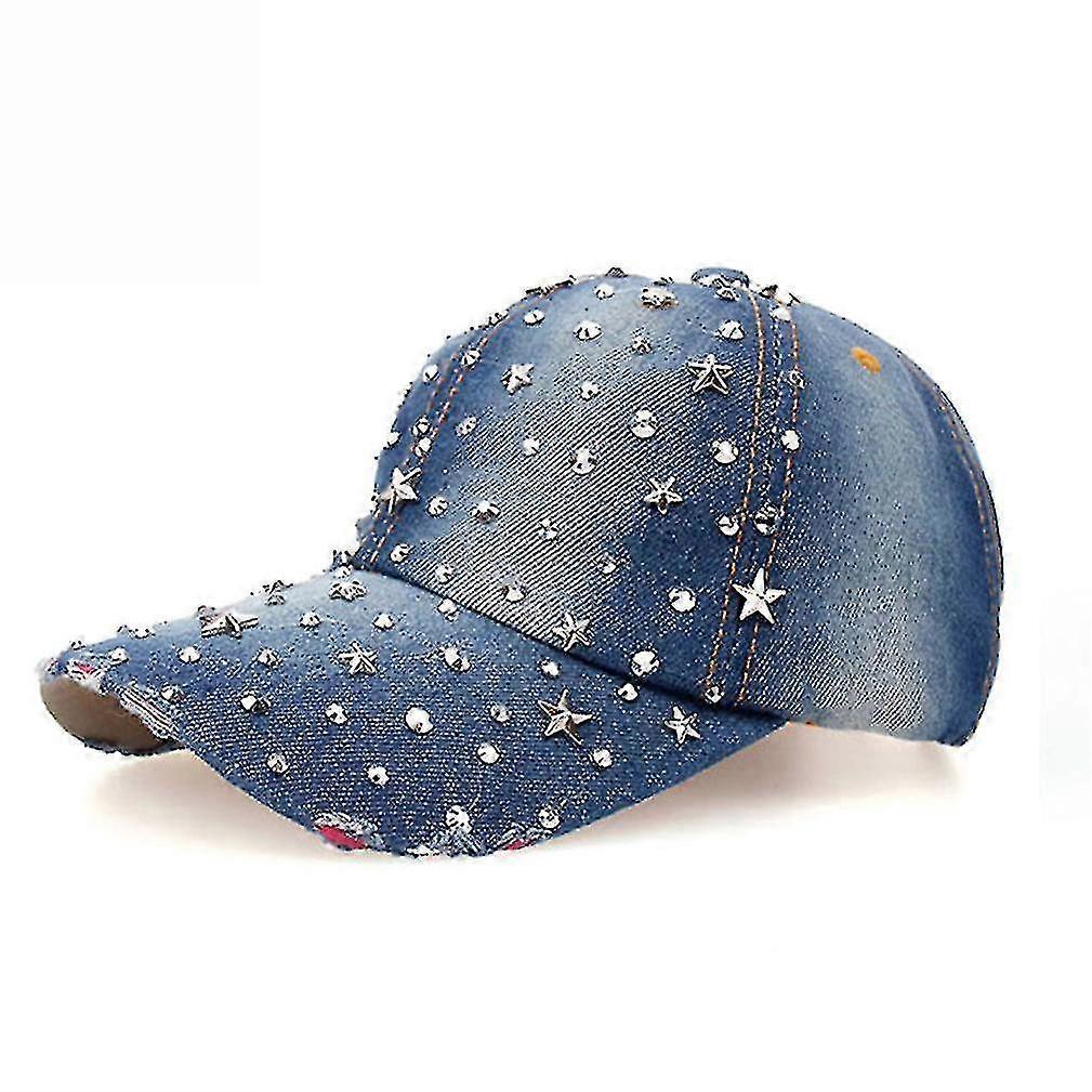 Gorra de béisbol Crystal Star Denim