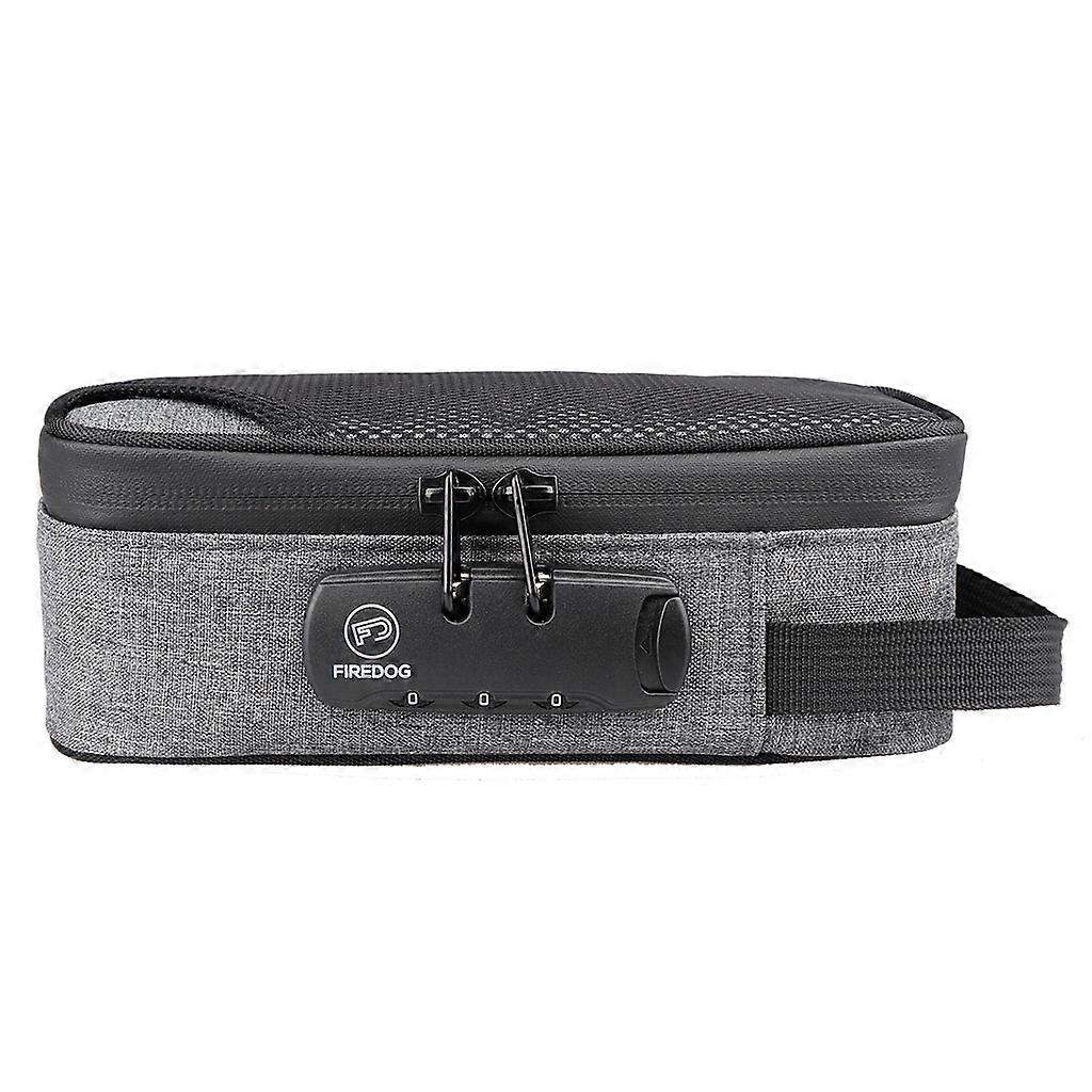 Smell Proof Bag with Lock, Carbon Lined Odor Proof Case Containers for Travel Stash Storage charcoal bag