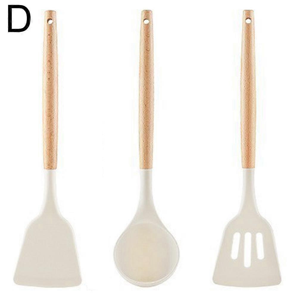 White Silicone Kitchenware and Cooking Tools Heat Resistant Kitchenware