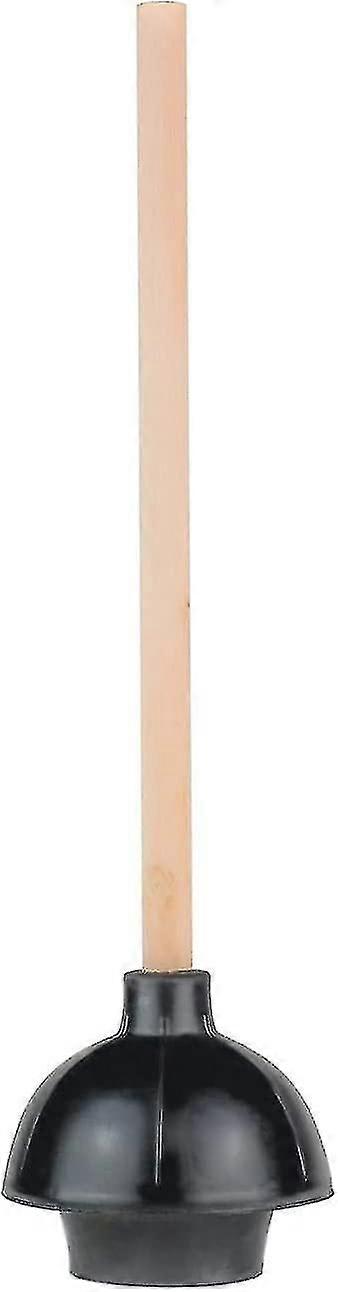 Gumi WC dugattyú, dupla tolóerős erő csésze, nagy teherbírású, kereskedelmi minőségű fa fogantyúval