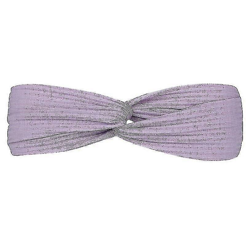 Headband Women's Knitted Solid Color Cross Headband