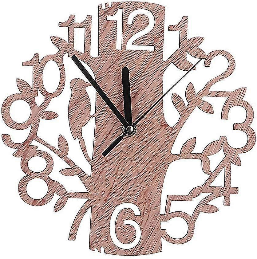 3d Wooden Clock , Clock Diameter Approx. 22cm