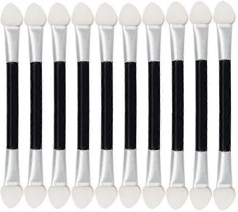 12pcs Makeup Brush Set Disposable Dual Sided Oval Sponge Tipped Makeup