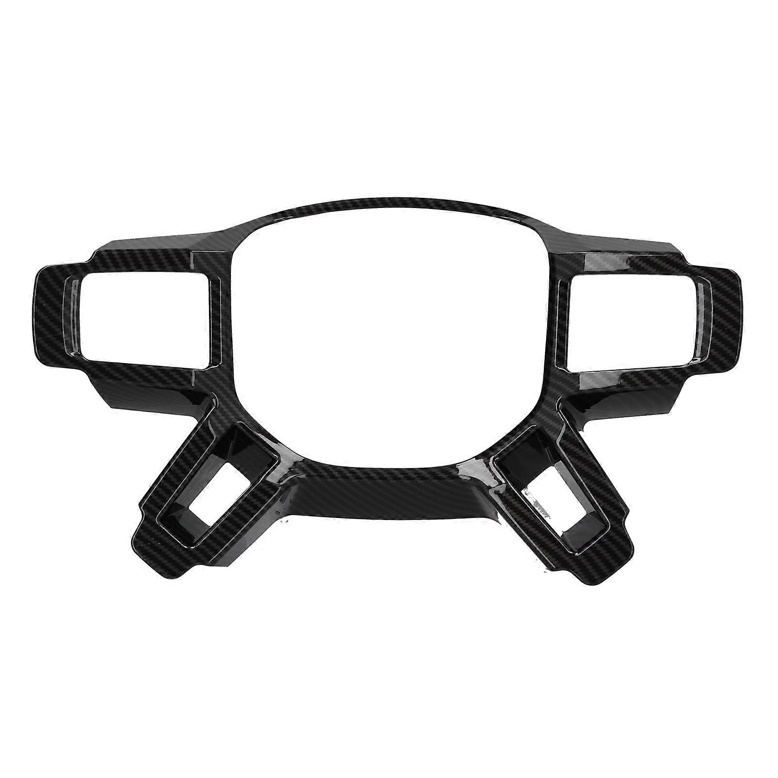 غطاء نمط تقليم عجلة القيادة من ألياف الكربون يناسب لاند روفر ديفندر 2020-2021