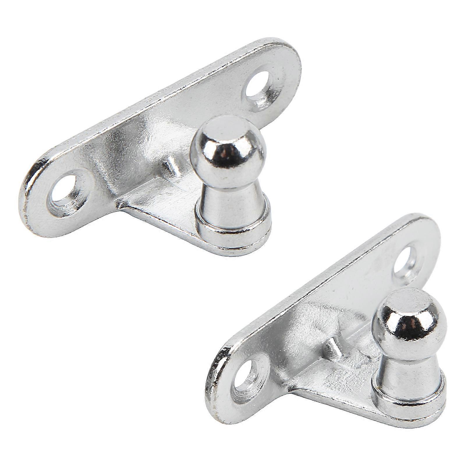 2pcs Gas Strut Mounting Bracket 10mm Ball Stud Metal Universal Multi Fit for Engine Trunk
