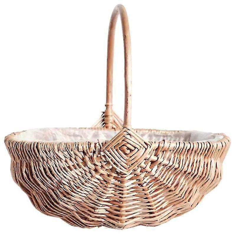 woven flower basket storage basket weaving basket for wedding