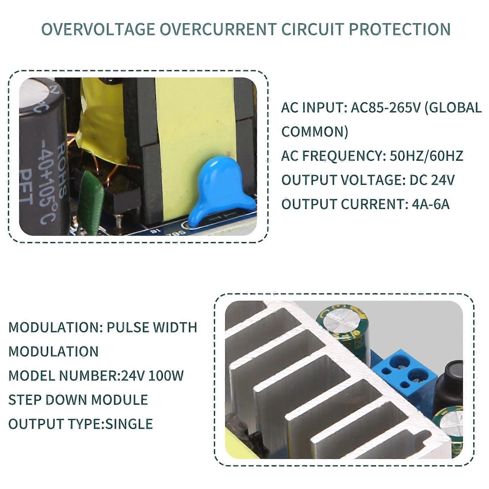 Netzteilmodul 24V 6A - Schaltnetzteil Für Elektronik Projekte