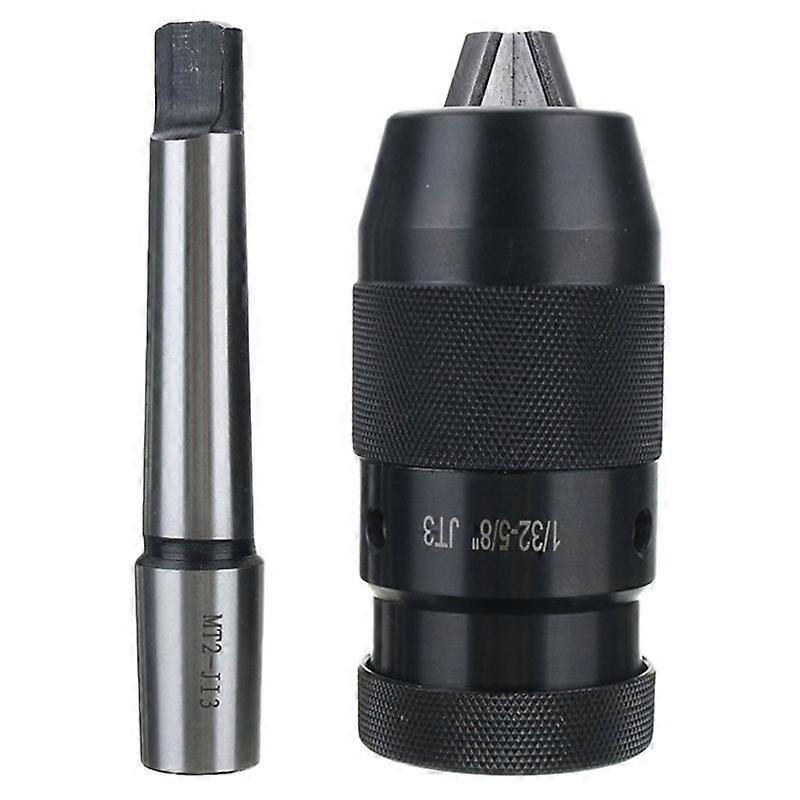 B18 1-16mm Self Tighten Keyless Drill Chuck &amp MT2-B18 Arbor for Lathe Drill CNC Fits Almost All Drilling &amp Lathes with MK2