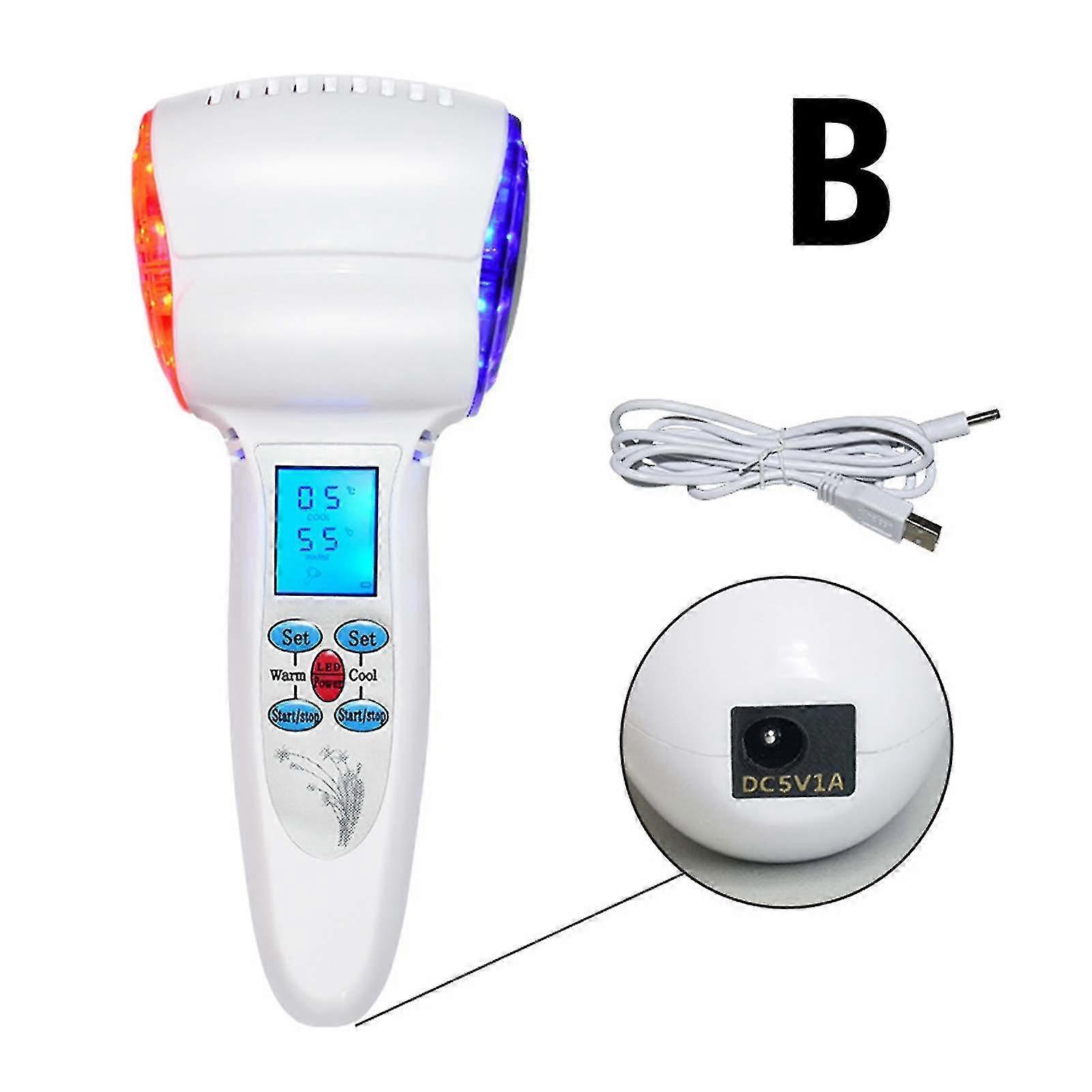 Ultralyd kryoterapi varm ansiktshudmaskin