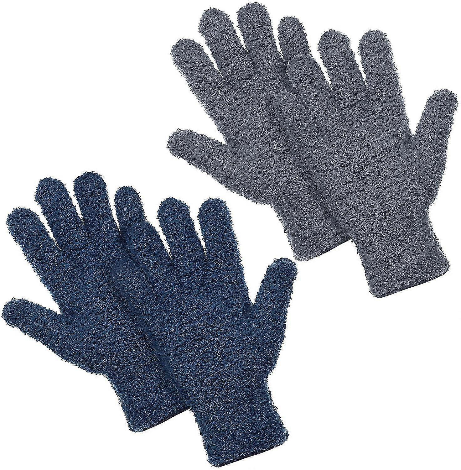 2 Ps Microfiber Auto Ding Cleaning Gs Washable Cleaning Mittens