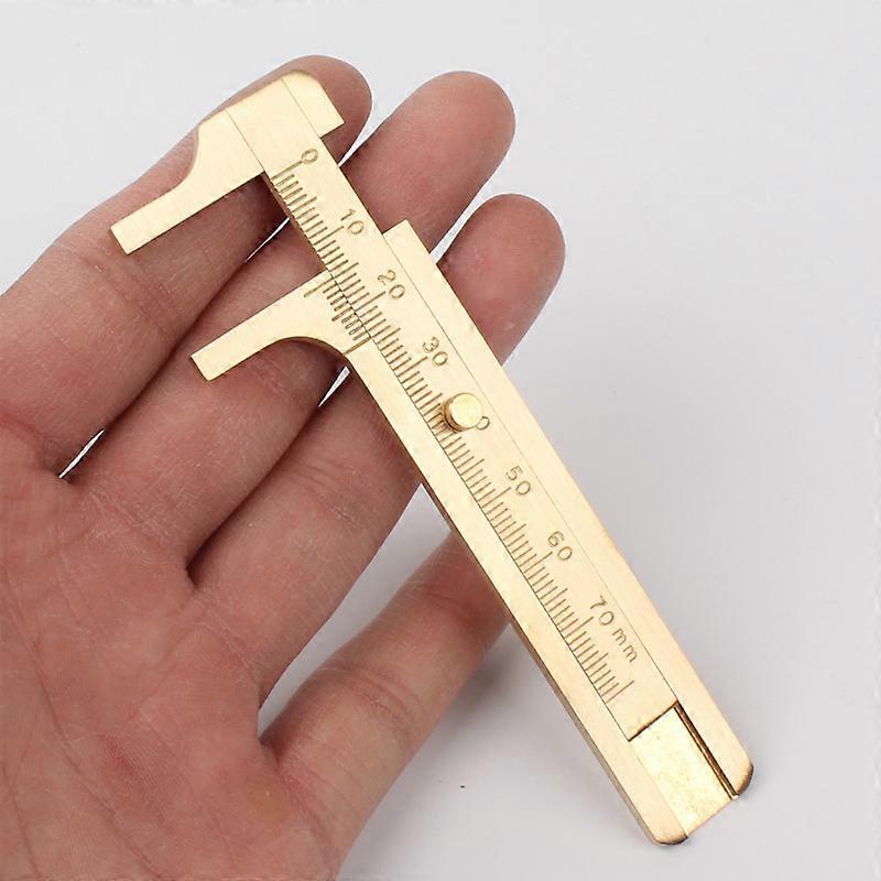 Measuring Vernier Caliper, Vernier Caliper Tool, Compact Size Dual Scale Jade for Measuring Jewelry Olives,2024 Ping