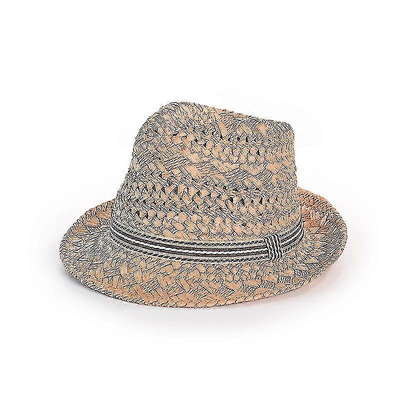 Top Hat Straw Sun Hat Beach Sun Hat * Khaki