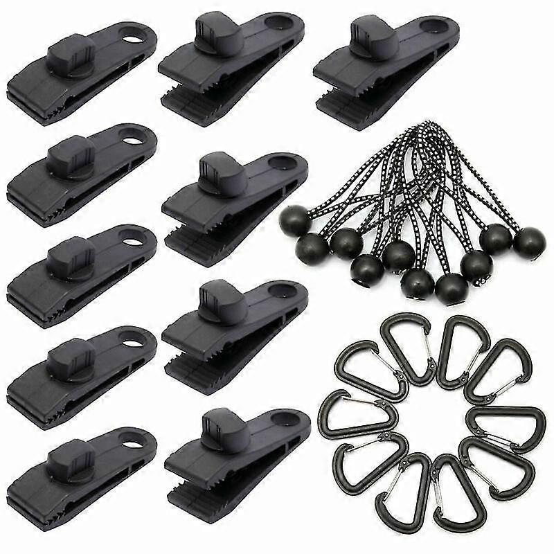 Tarp Clips Heavy Duty,tarp Clips Set Crocodile Mouth Tent Clips Multipurpose Tarp Clips