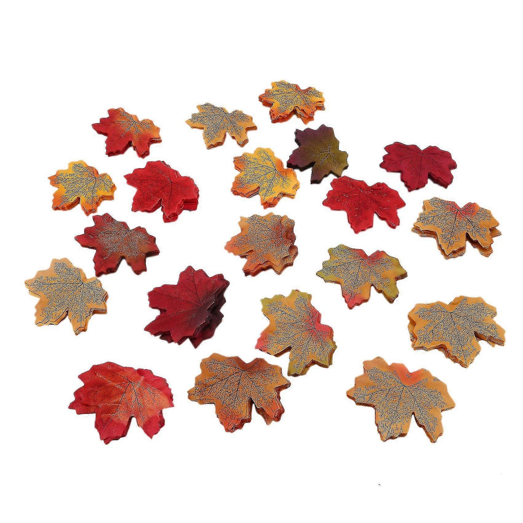 1000pcs Artificial Maple Leaves Decorations,wedding Party Table Decor
