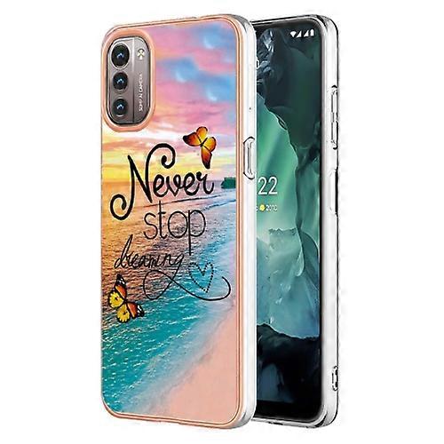 For Nokia G21 / G11 Electroplating IMD TPU Phone Case
