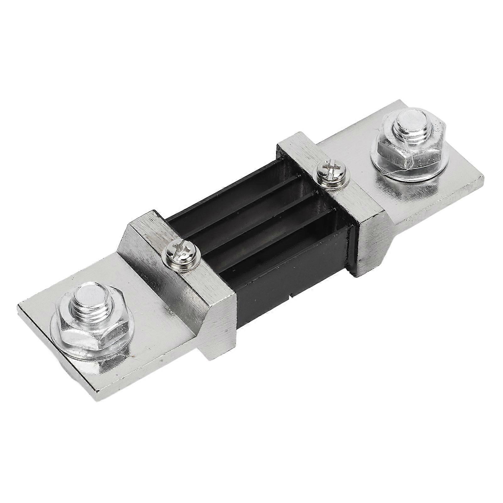 4pcs 75mV DC Current Shunt Resistor Resistance Manganese Copper Alloy for Ammeter Shunt FL2 500A