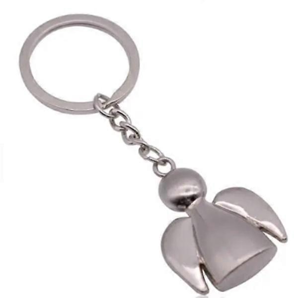 Skyddsängel nyckelring silverfärg Julklapp Silver