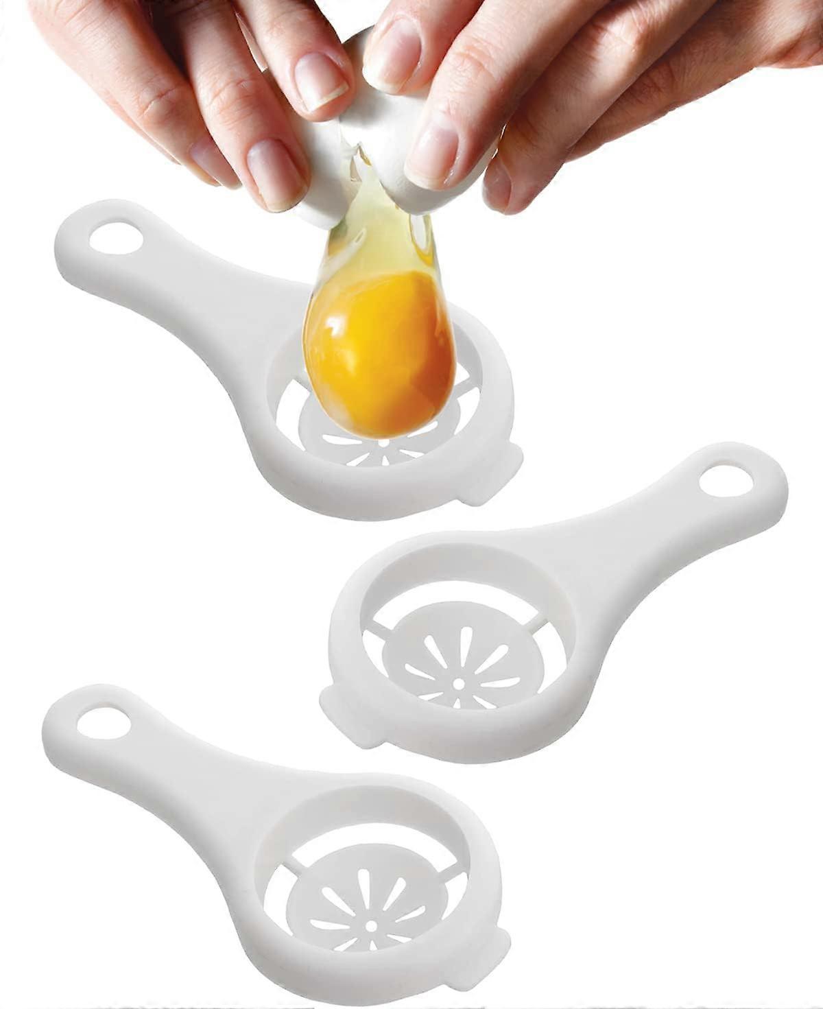 Egg Separator Egg Yolk White Separator - 3Pcs Decorative Eggs White Filter Egg Yolk Separator Cool Kitchen Gadgets Strainer - Divider Egg White Separ