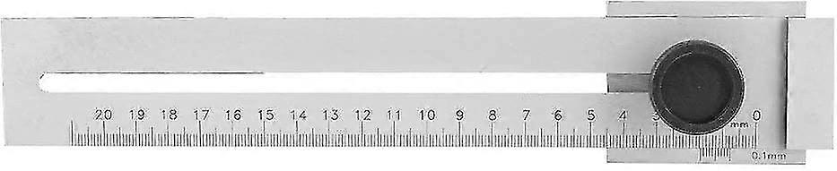 0-200mm Parallel Scribing Gauge, Accurate Offset Marking Gauge, Carbon Steel Parallel Ruler, Marker Gauge, Carpenter Sliding Line Ruler(0-200mm)