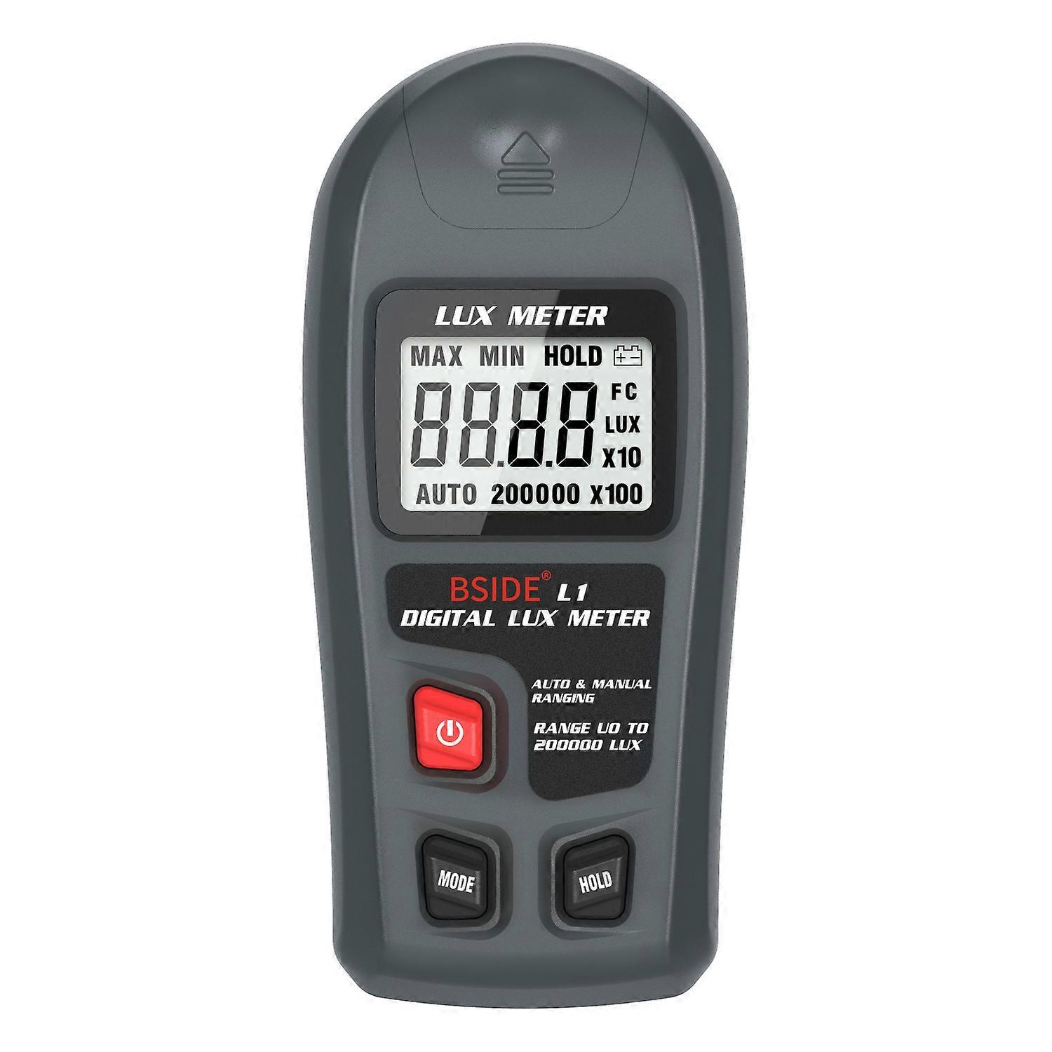 Digital Luxmeter/Digital Illuminance Light Meter lux meter with LCD Display(Range: 0.1~200,000 Lux Luxmeter, 0.01~20,000Fc)