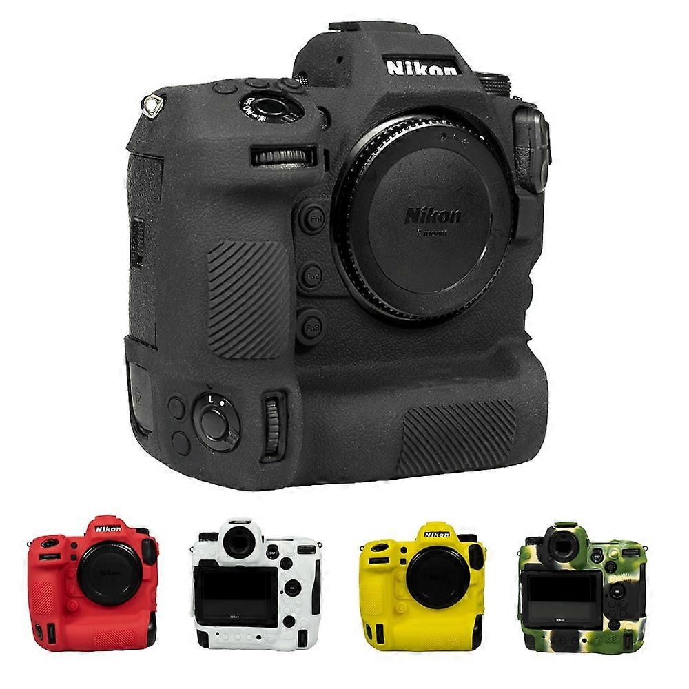 Redkid Z9 Silicone Cover Gomma Silicone Custodia Fotocamera Custodia Pelle per Nikon Z9 Nero Rosso Bianco Giallo Verde