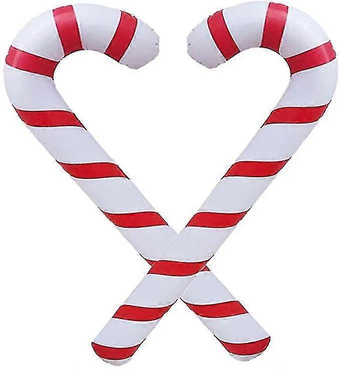 Christmas Inflatable Candy Canes 3 Pcs Decorations Christmas